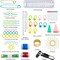 100-Piece Full Set Aluminum Crochet Hooks Needles - Multi-Color Craft Yarn Kit